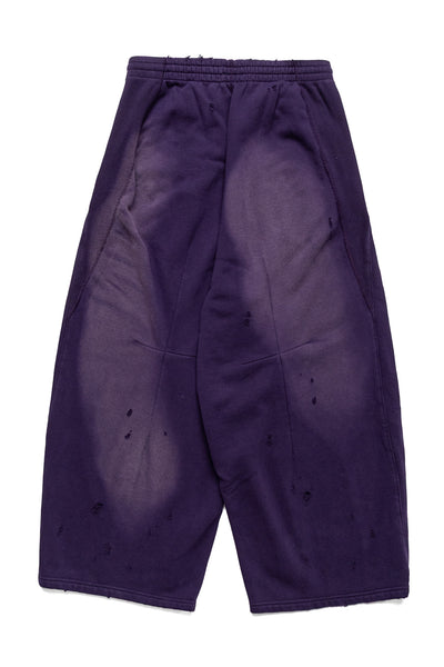 Deconstructed H.D. Sweat Pant Cotton French Terry - Purple