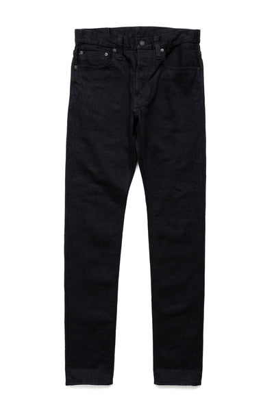 13oz Stretch Denim Relaxed Tapered - Double Black