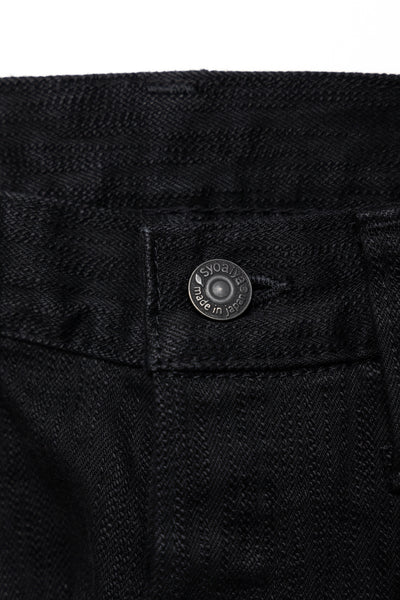 13oz Stretch Denim Relaxed Tapered - Double Black