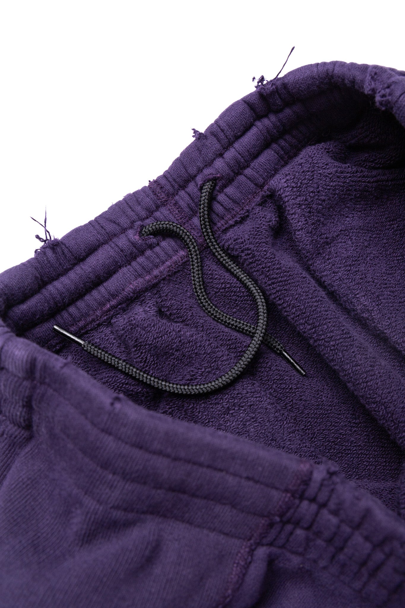 Deconstructed H.D. Sweat Pant Cotton French Terry - Purple