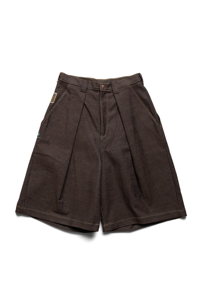 Kapital Century Denim KOME-KOME Jorts (Shallow) - Kakishibu (N5S