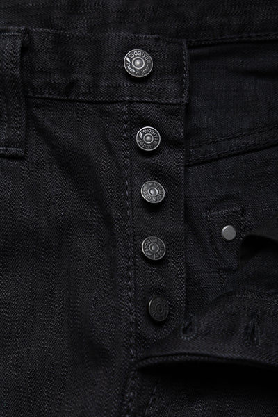 13oz Stretch Denim Relaxed Tapered - Double Black