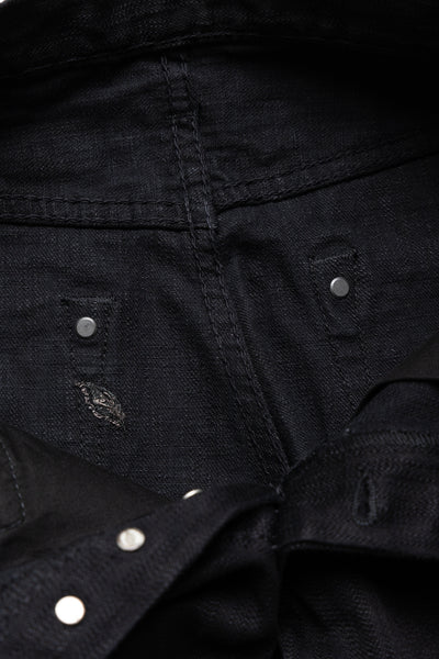 13oz Stretch Denim Relaxed Tapered - Double Black