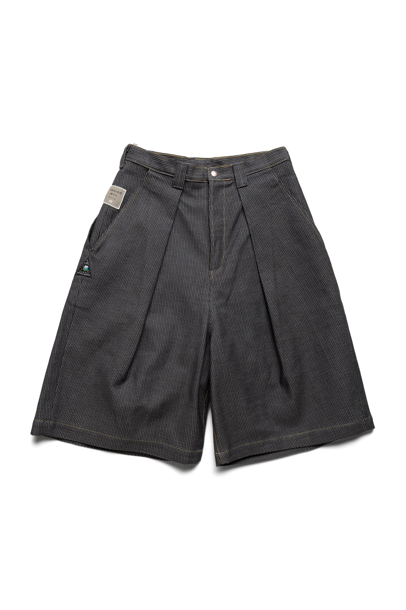 Kapital Century Denim KOME-KOME Jorts (Shallow) - Sumi (N7S