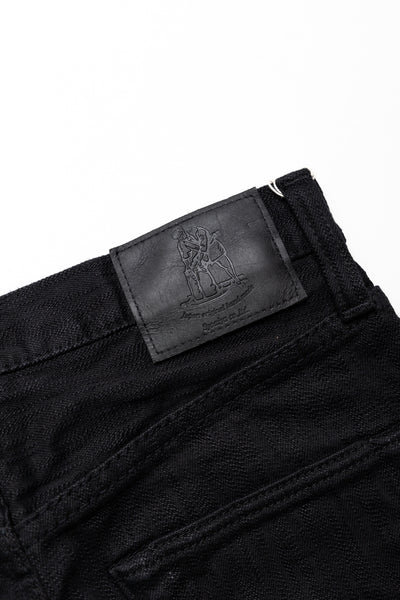 13oz Stretch Denim Relaxed Tapered - Double Black