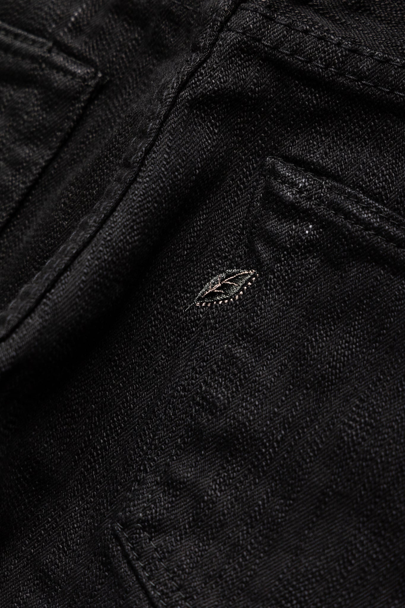 13oz Stretch Denim Relaxed Tapered - Double Black