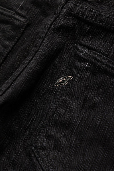 13oz Stretch Denim Relaxed Tapered - Double Black