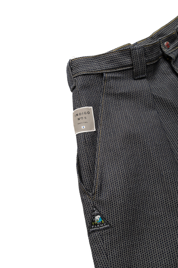 Kapital Century Denim KOME-KOME Jorts (Shallow) - Sumi (N7S