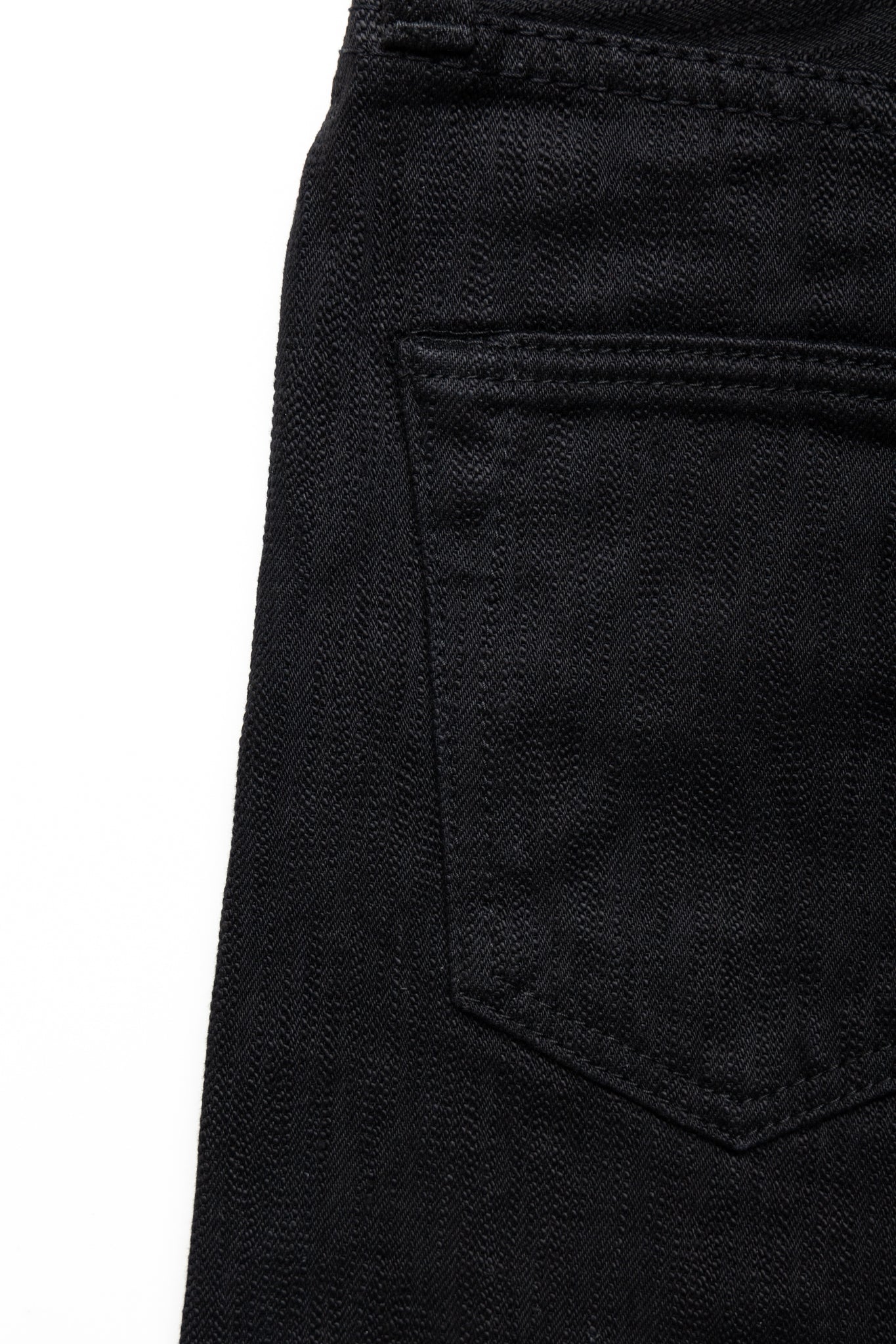 13oz Stretch Denim Relaxed Tapered - Double Black