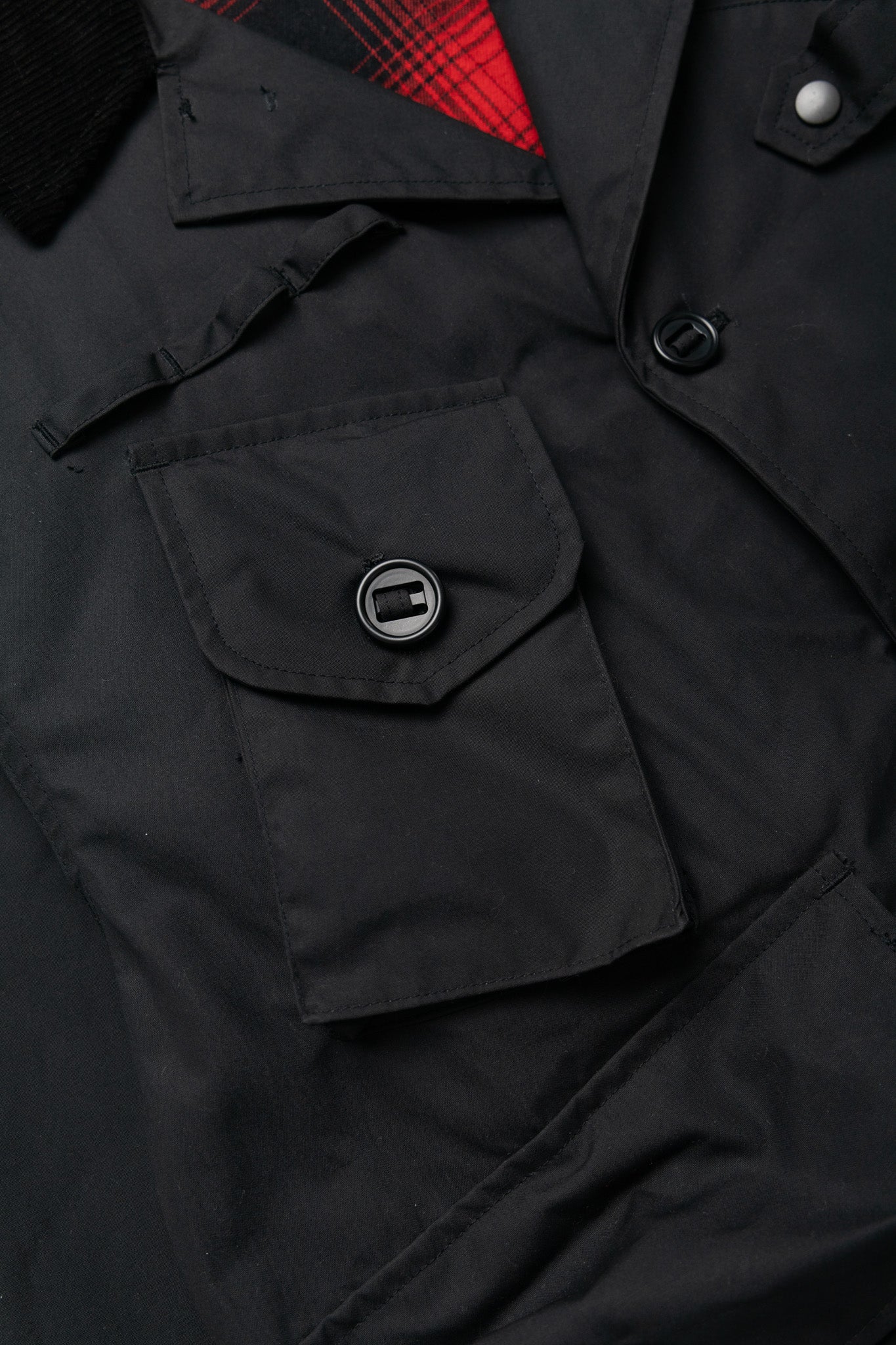 Tenkara Shirt Waxed Cotton - Black