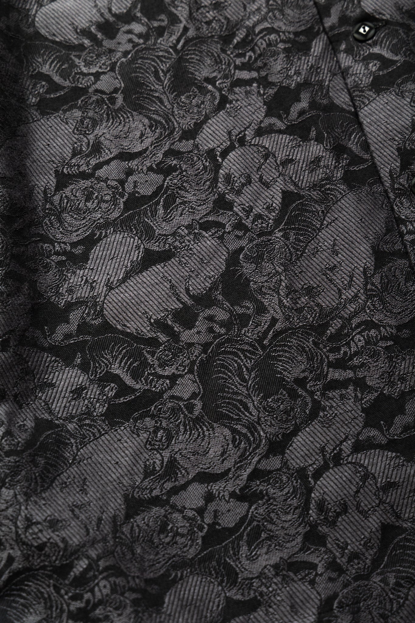 Kyoto Black Dyeing One Hundred Pigs Aloha Shirt