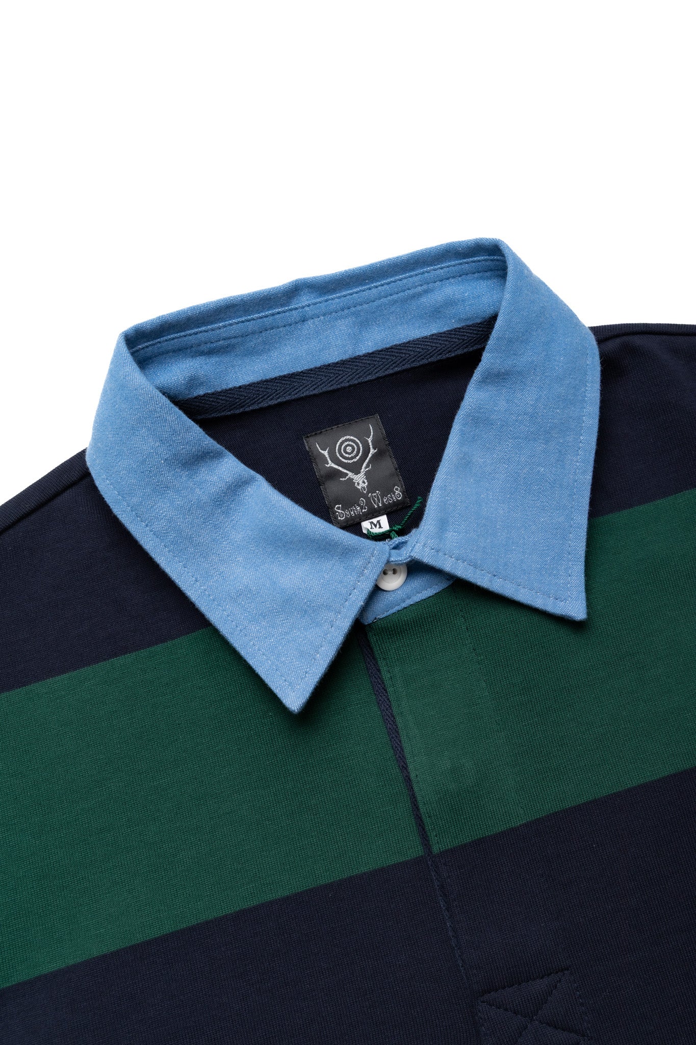 Rugger Shirt Cotton Plainstitch - Navy