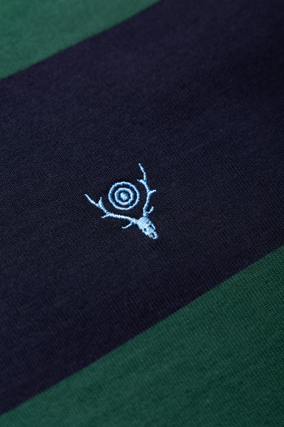 Rugger Shirt Cotton Plainstitch - Navy