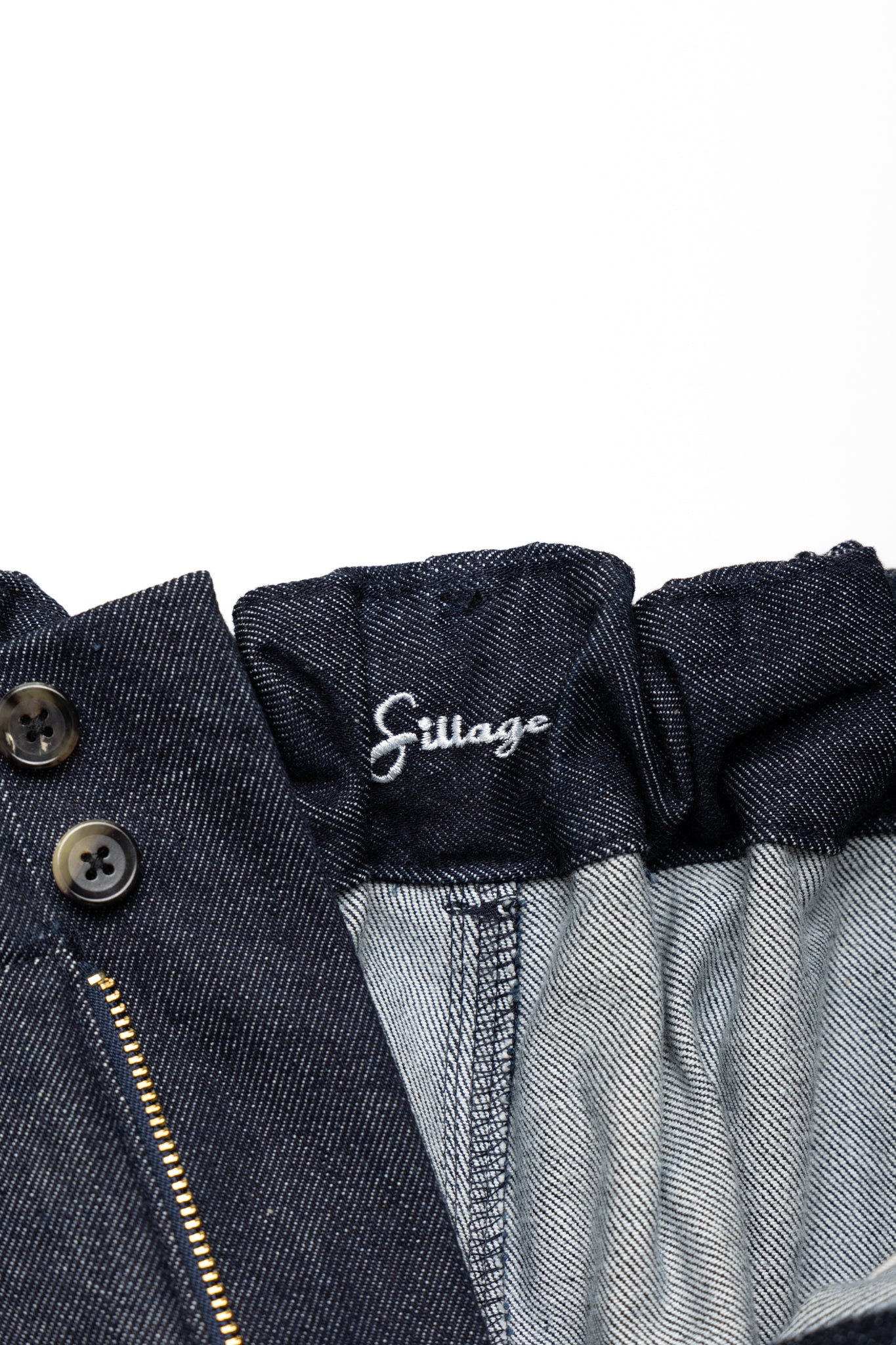 Pantalon Circulaire Organic Denim One Wash