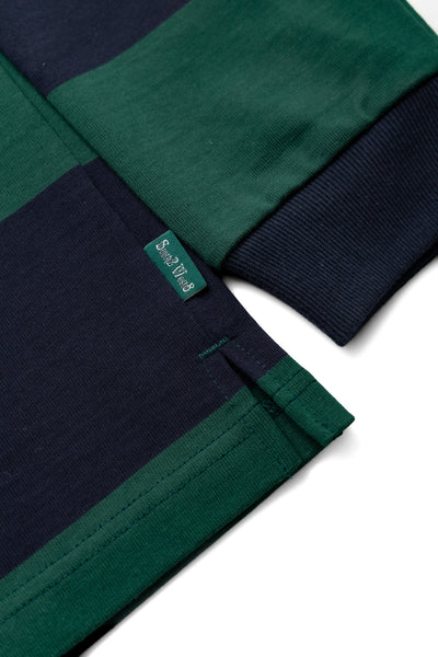 Rugger Shirt Cotton Plainstitch - Navy