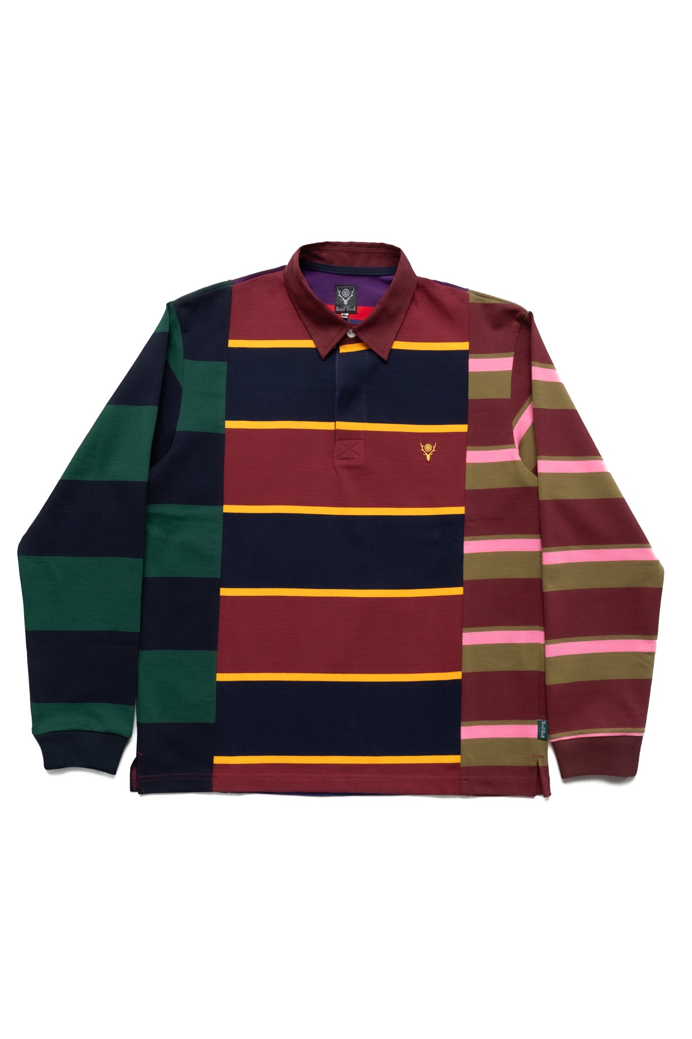 Rugger Shirt Cotton Plainstitch - Crazy Pattern