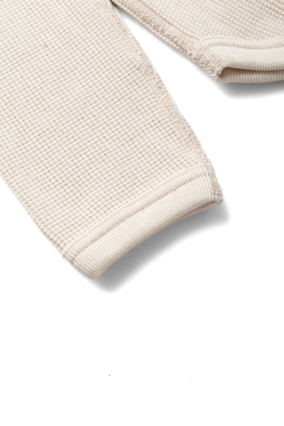 Heavyweight Waffle L/S T-Shirt - Ecru