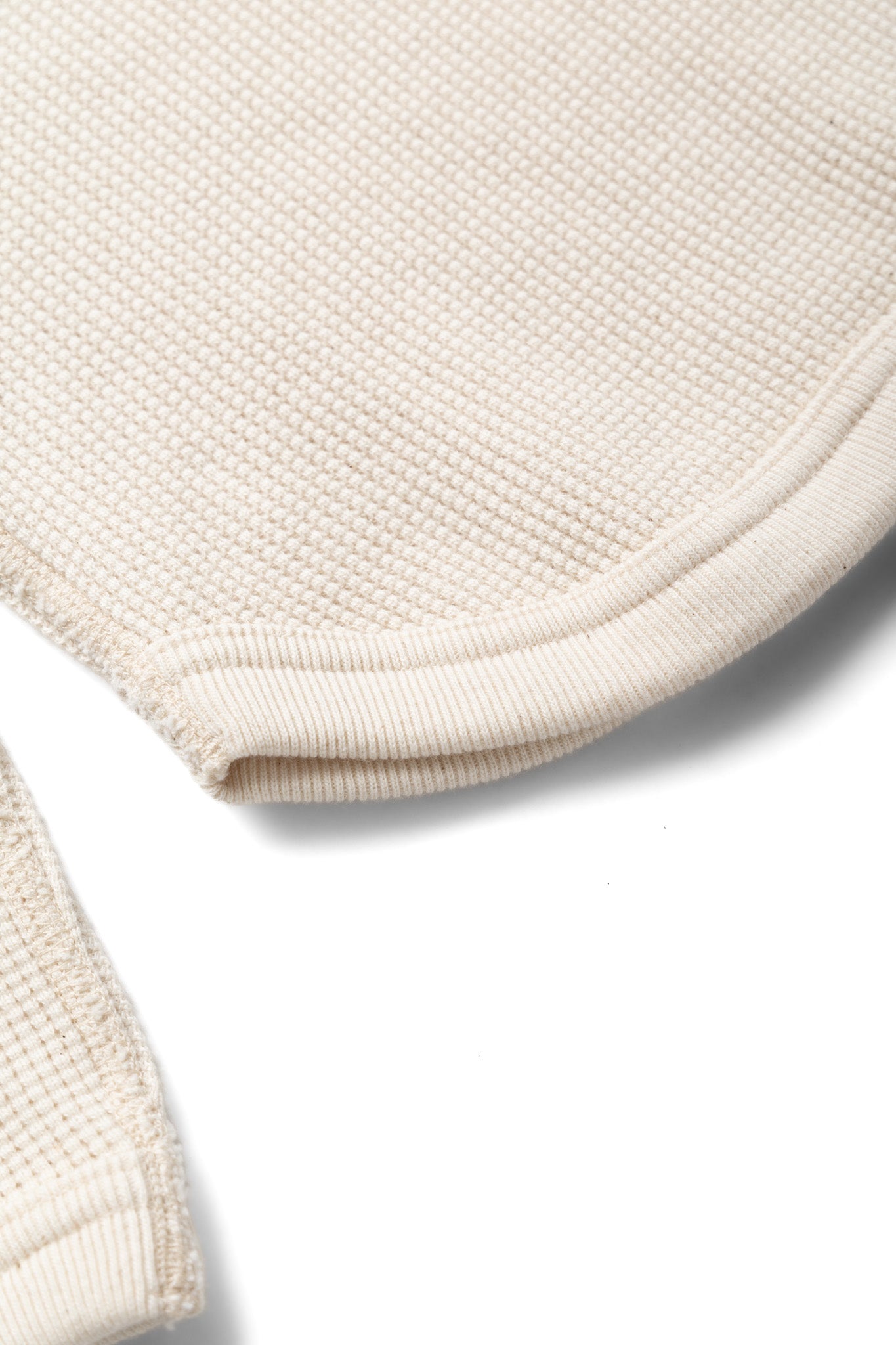 Heavyweight Waffle L/S T-Shirt - Ecru