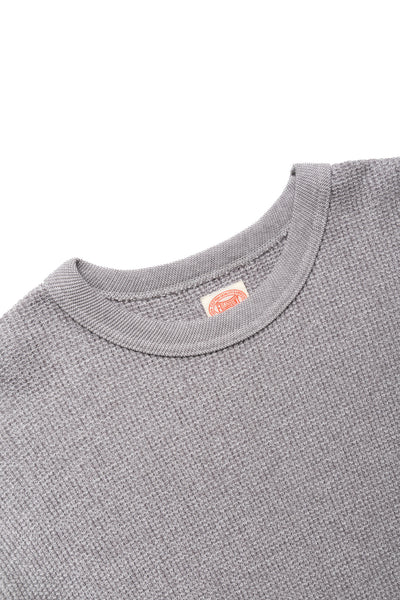 Twisted Heather Waffle L/S T-Shirt - Heather Grey