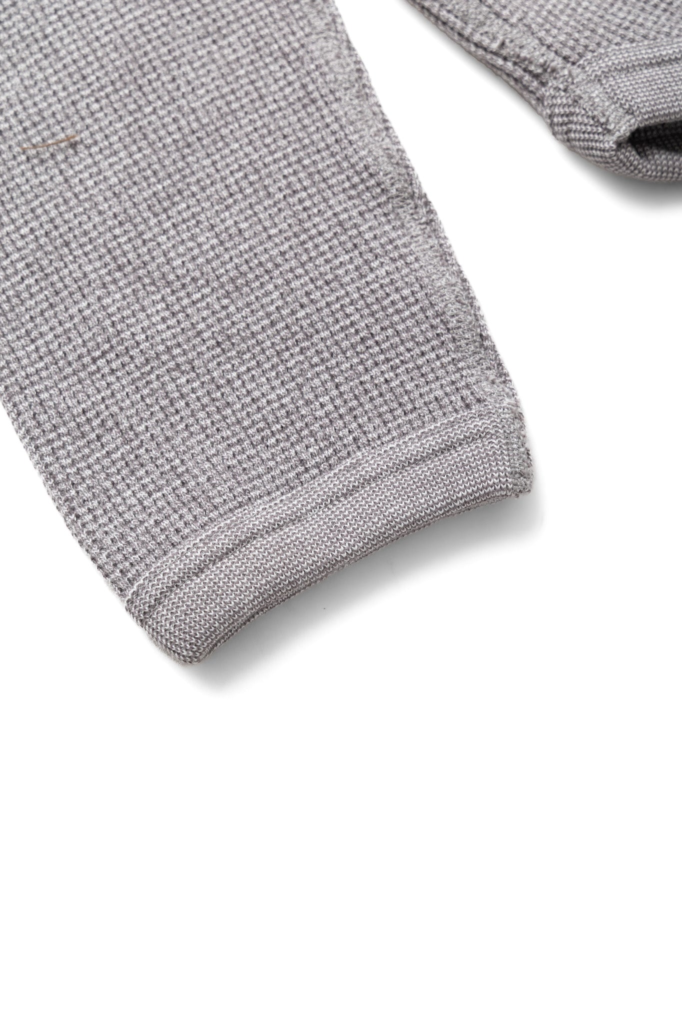 Twisted Heather Waffle L/S T-Shirt - Heather Grey
