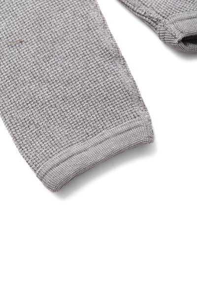 Twisted Heather Waffle L/S T-Shirt - Heather Grey
