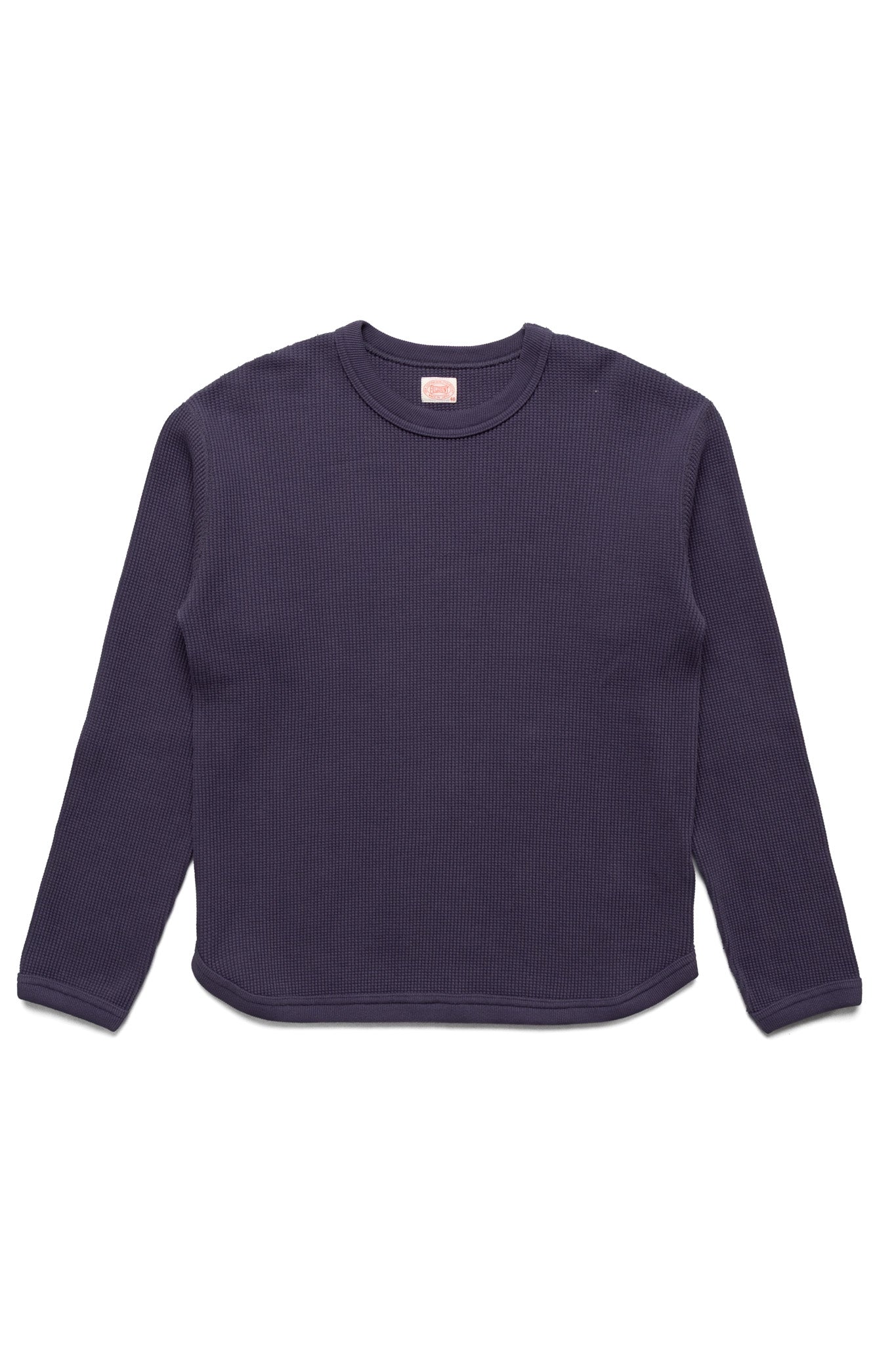 Heavyweight Waffle L/S T-Shirt - Egg Plant