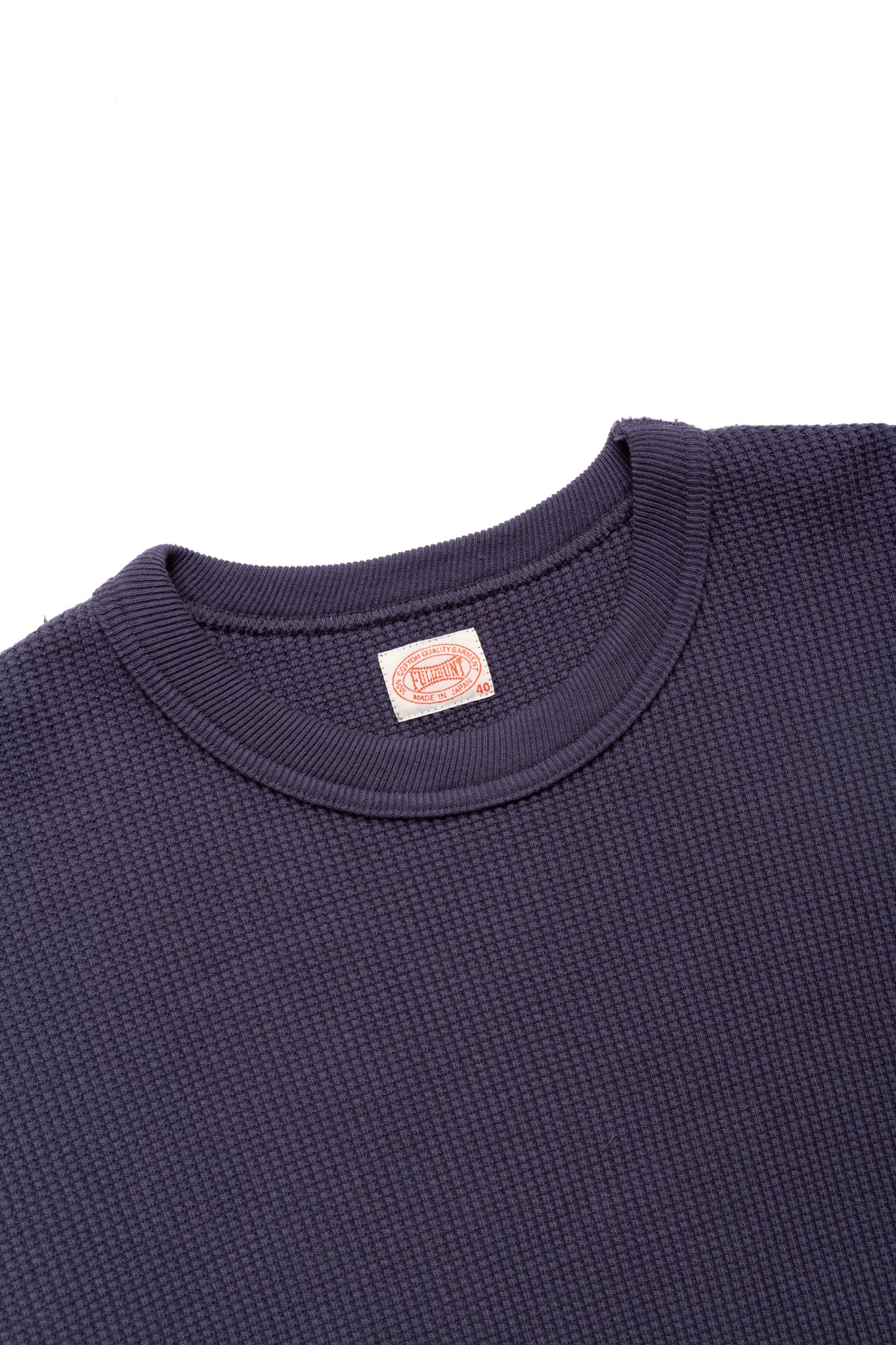 Heavyweight Waffle L/S T-Shirt - Egg Plant