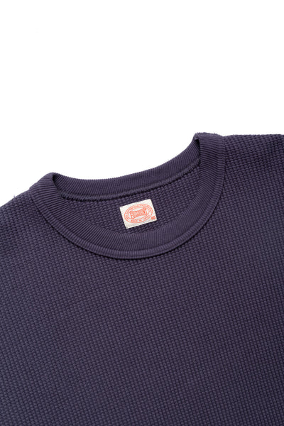 Heavyweight Waffle L/S T-Shirt - Egg Plant