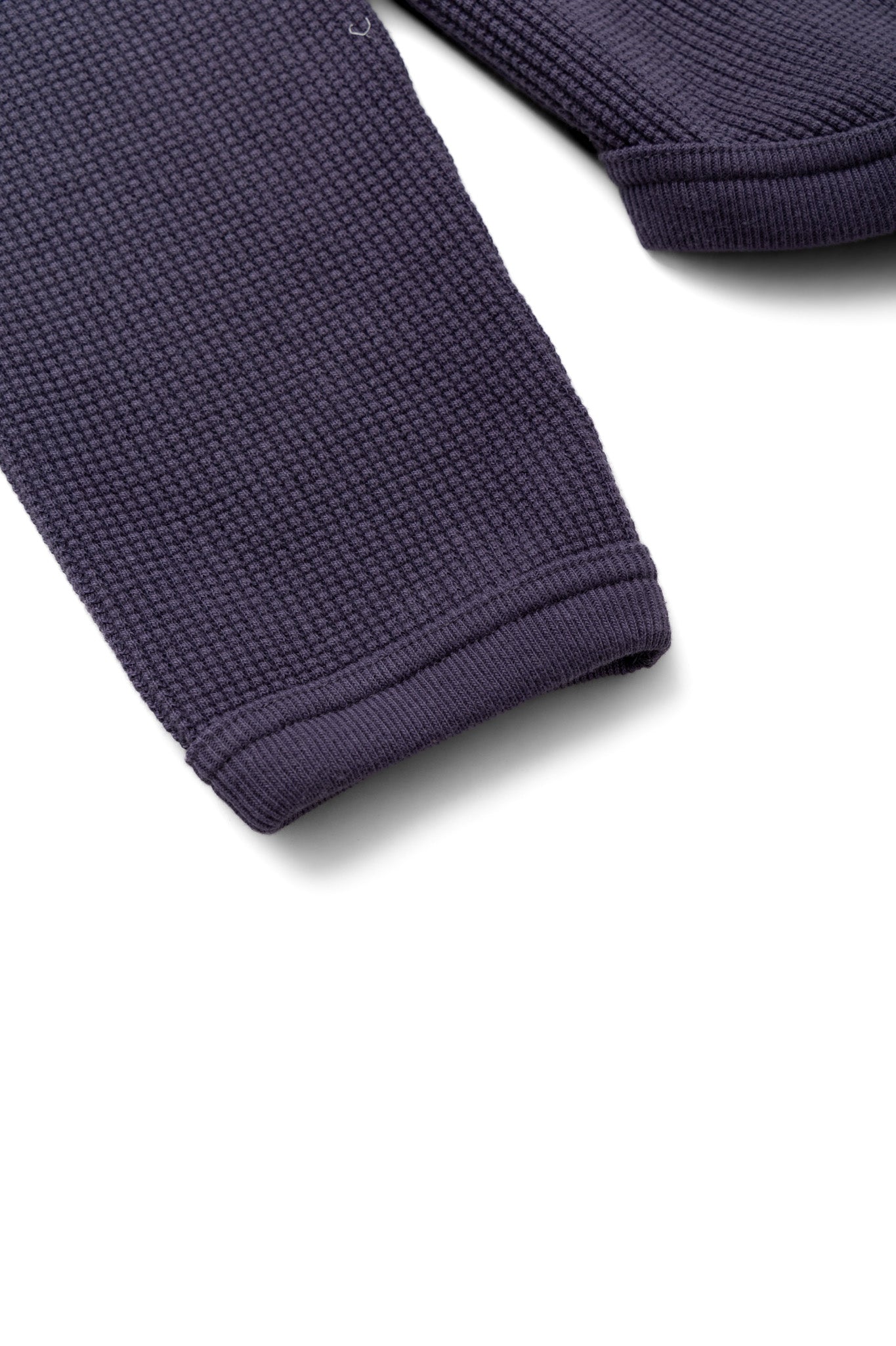 Heavyweight Waffle L/S T-Shirt - Egg Plant