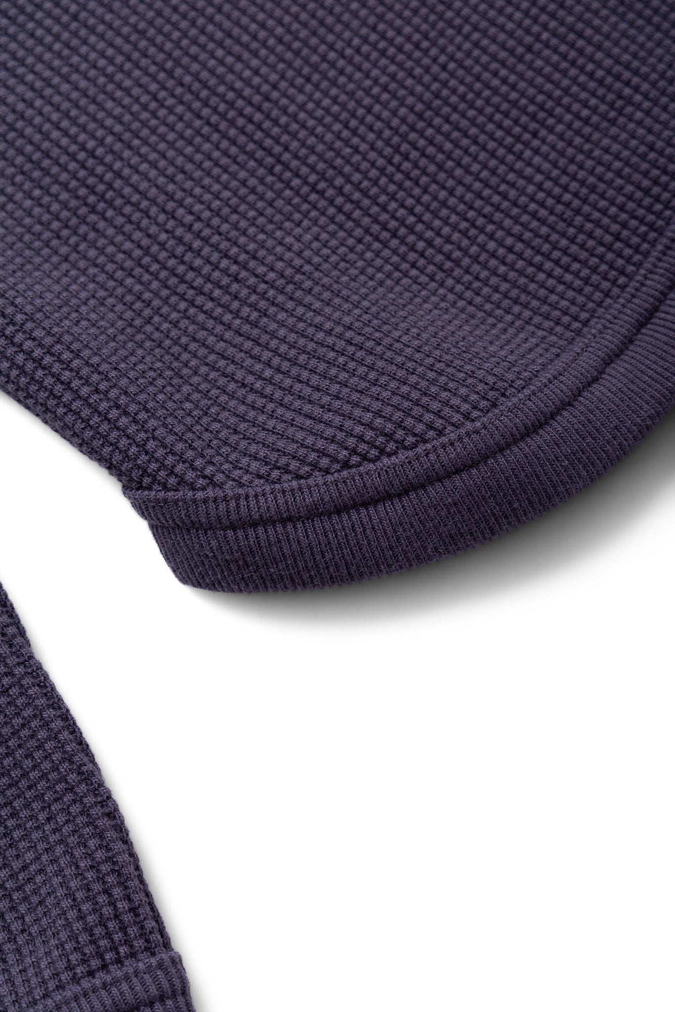 Heavyweight Waffle L/S T-Shirt - Egg Plant