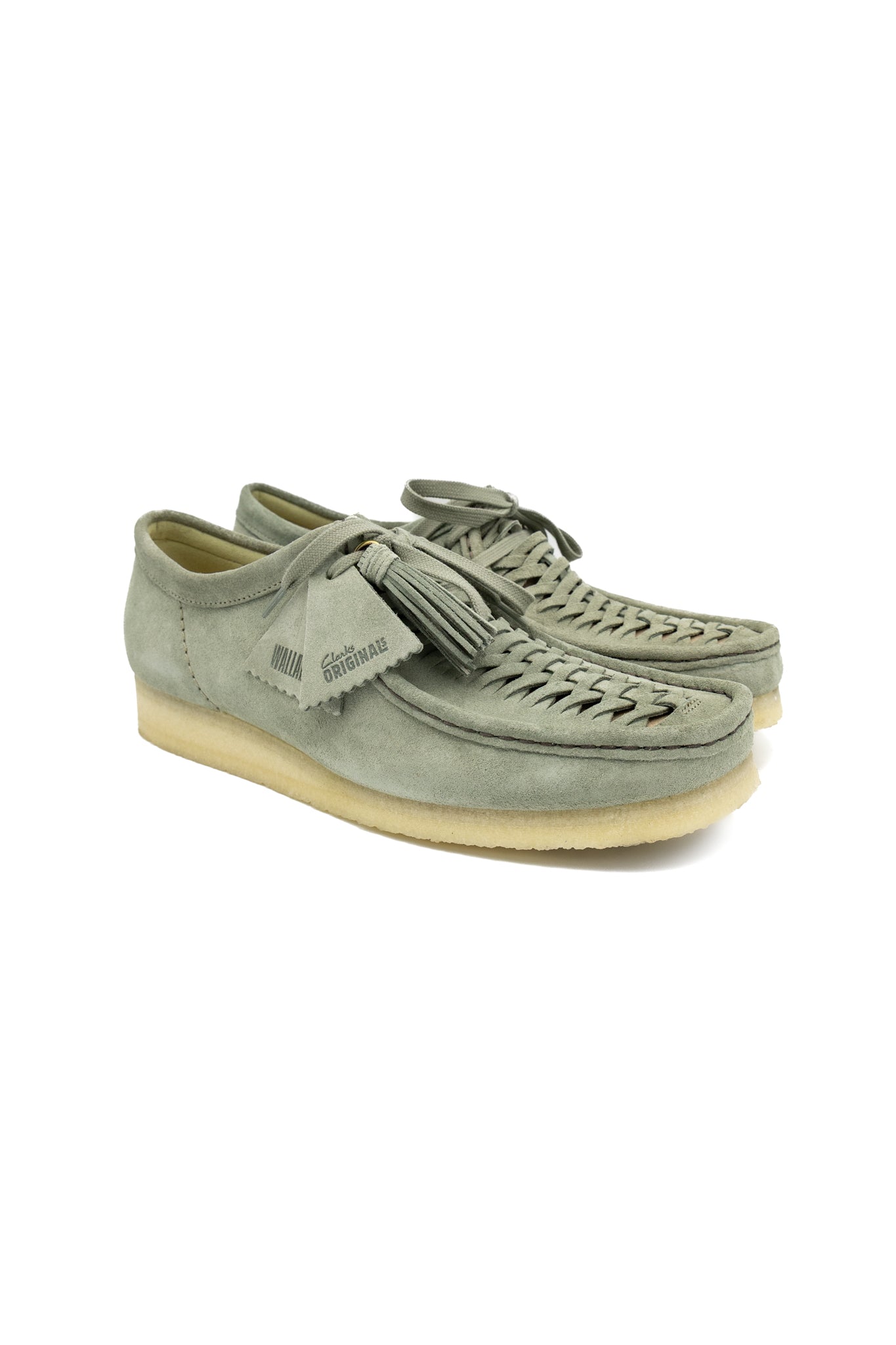 Wallabee Weave - Sage Suede