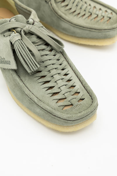 Wallabee Weave - Sage Suede