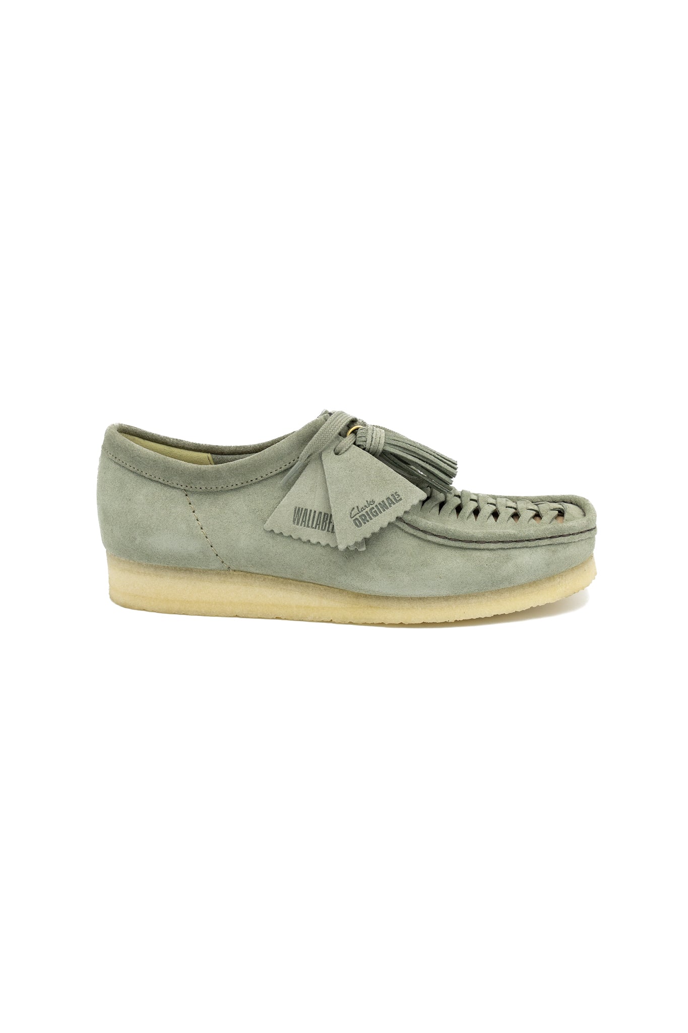 Wallabee Weave - Sage Suede