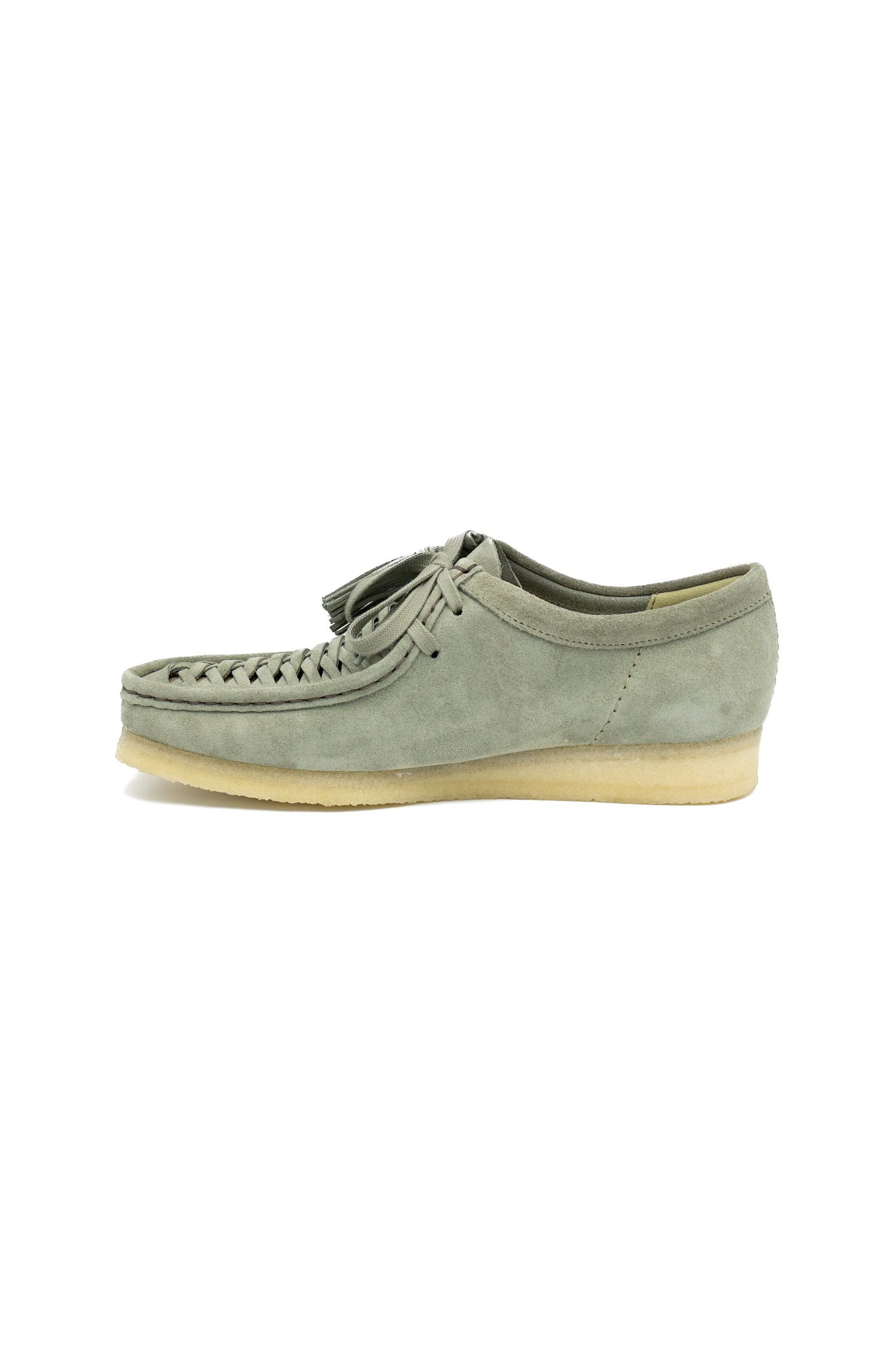 Wallabee Weave - Sage Suede