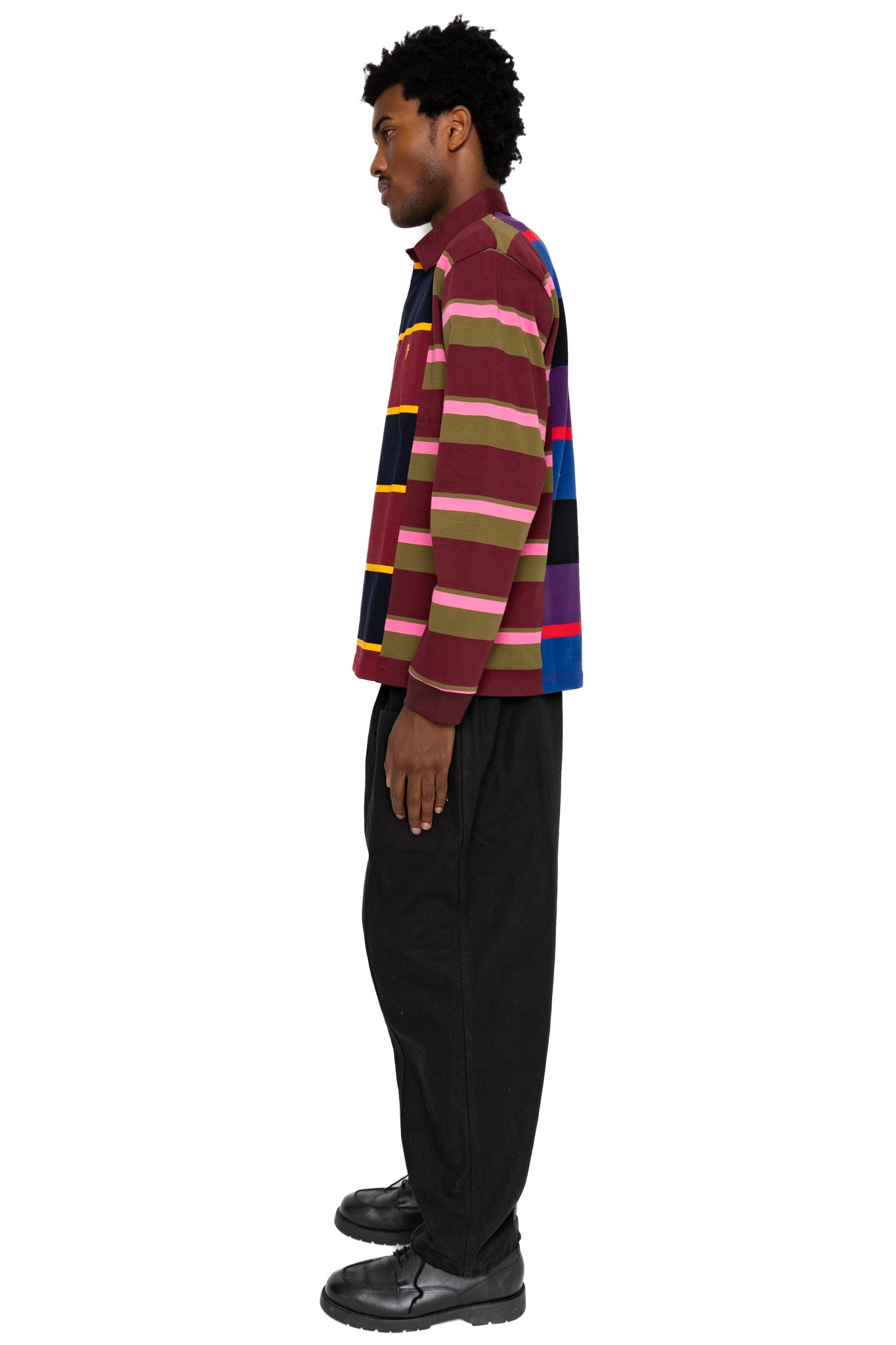 Rugger Shirt Cotton Plainstitch - Crazy Pattern