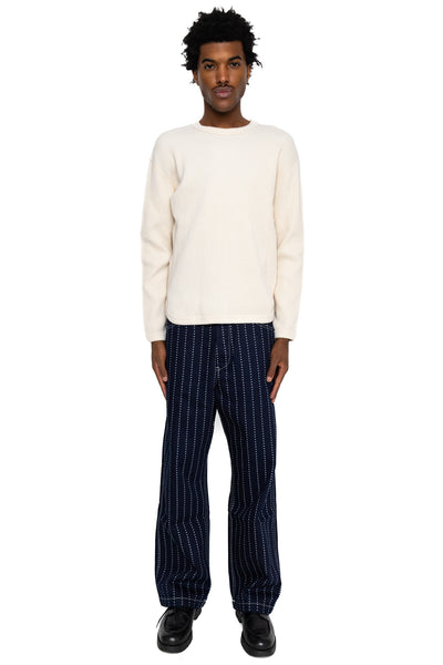 Heavyweight Waffle L/S T-Shirt - Ecru