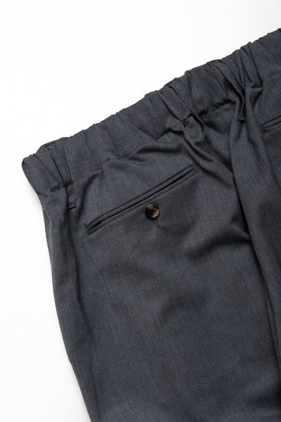 Baggy Trousers Twill Grey