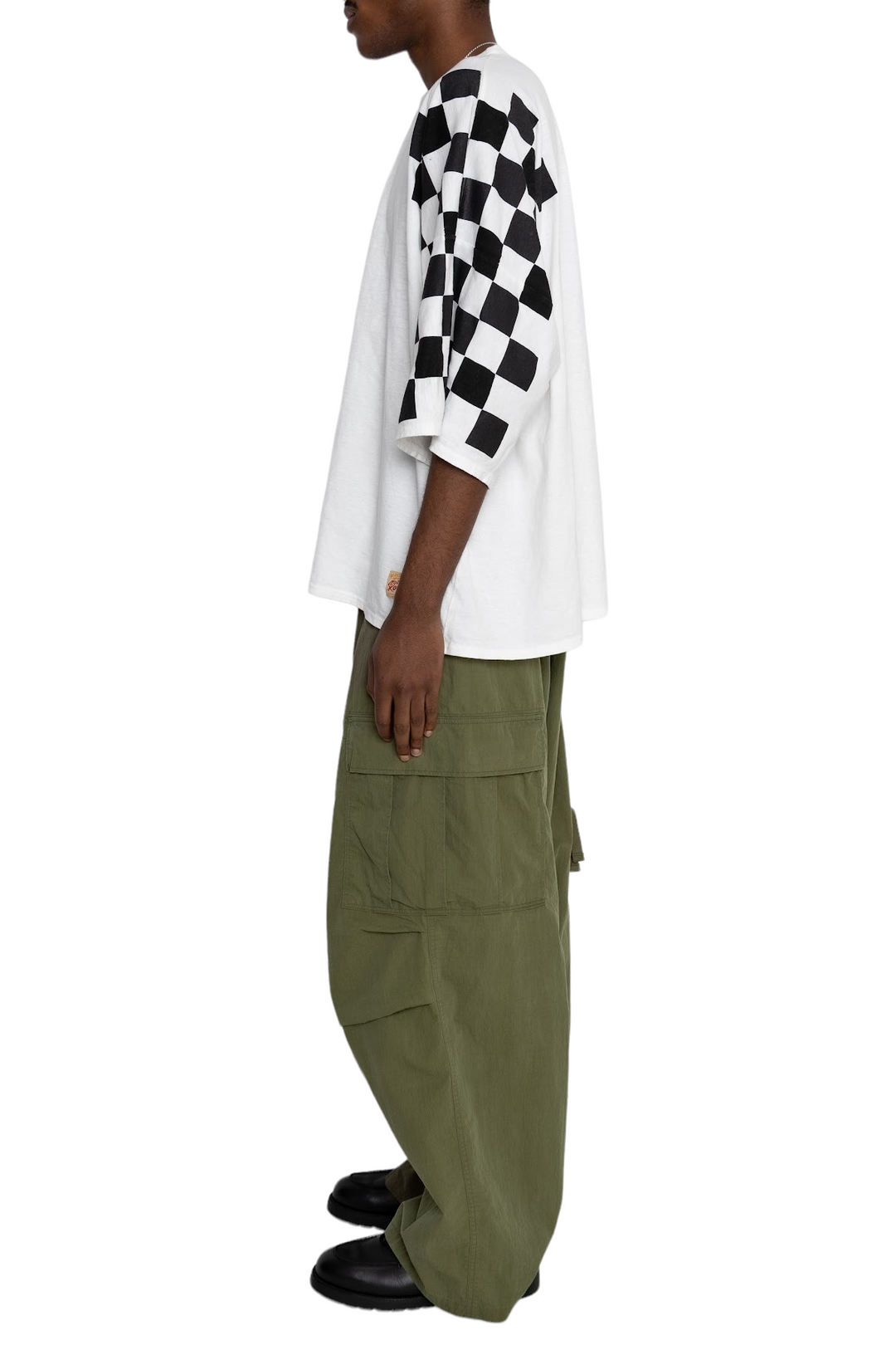 Kapital-Rip Stop JUMBO Cargo Pants - Khaki – BLUE IN GREEN SOHO Kapital-Rip Stop JUMBO Cargo Pants - Khaki – BLUE IN GREEN SOHO