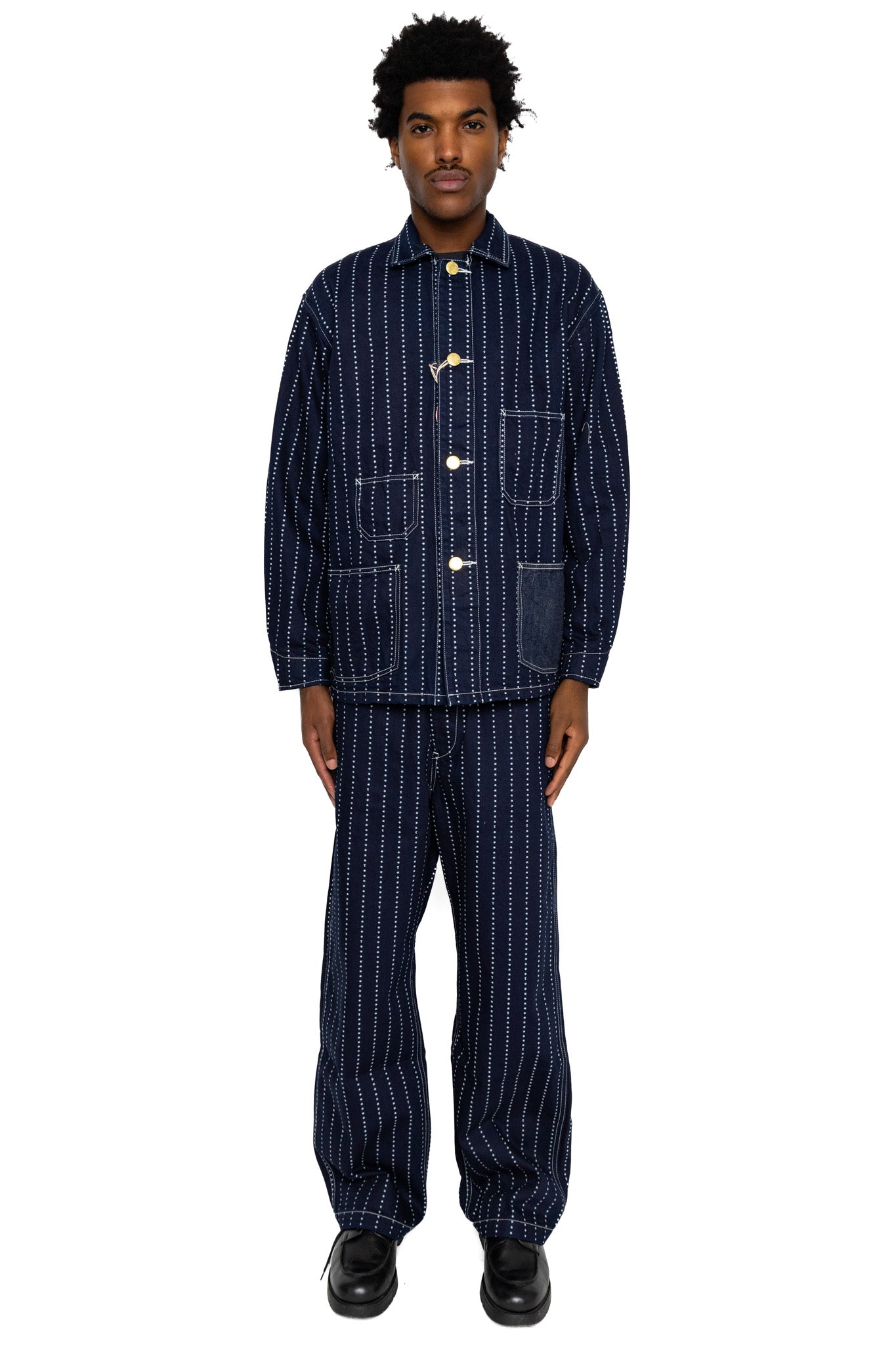 Star Wabash Workers Pants - Indigo Wabash