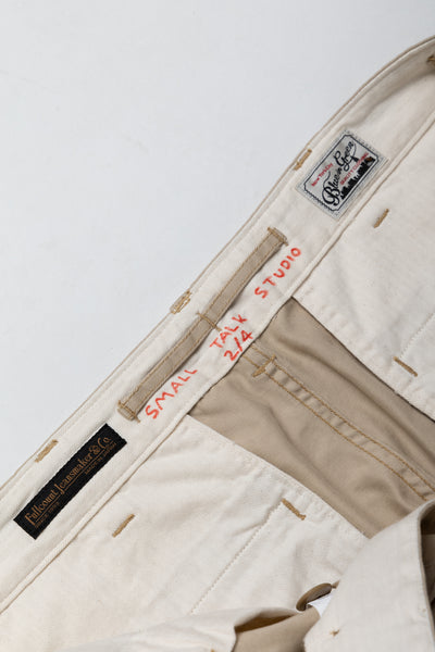 Custom Hand-Drawn M43 Field Trousers - Blue in Green Exclusive