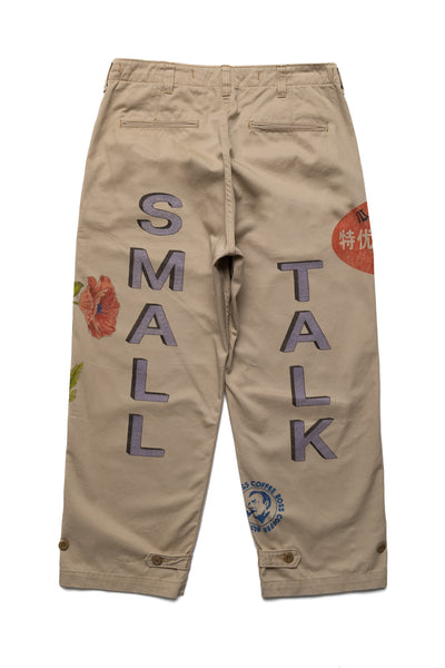 Custom Hand-Drawn M43 Field Trousers - Blue in Green Exclusive