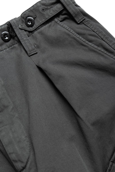 Cargo Pant In Gabardine Cotton - Dark Shadow
