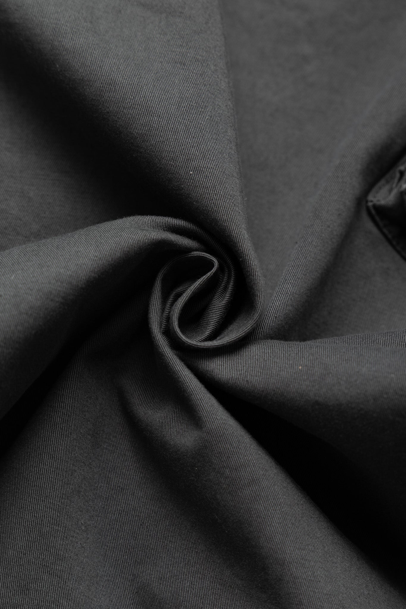 Cargo Pant In Gabardine Cotton - Dark Shadow