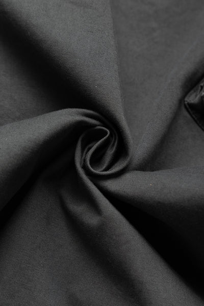 Cargo Pant In Gabardine Cotton - Dark Shadow