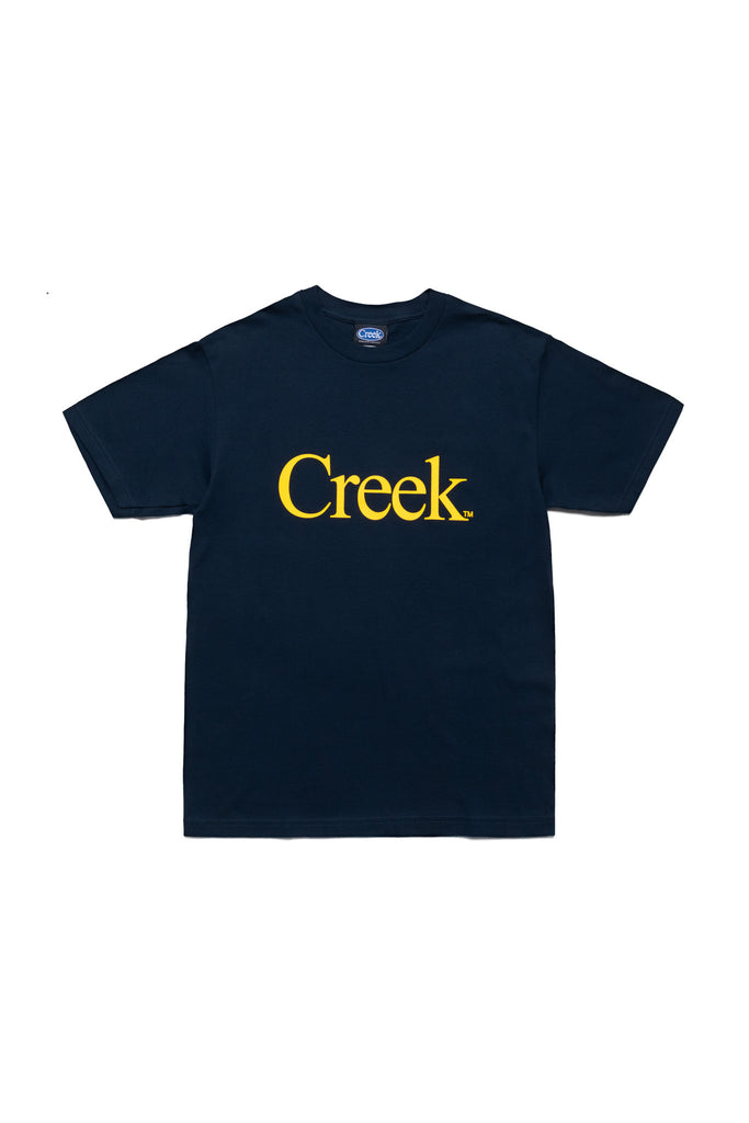 【正規品】Creek Angler's Device L/S Logo Tee Creek Angler's Device Tee For Single Double x Blue in Green - Navy