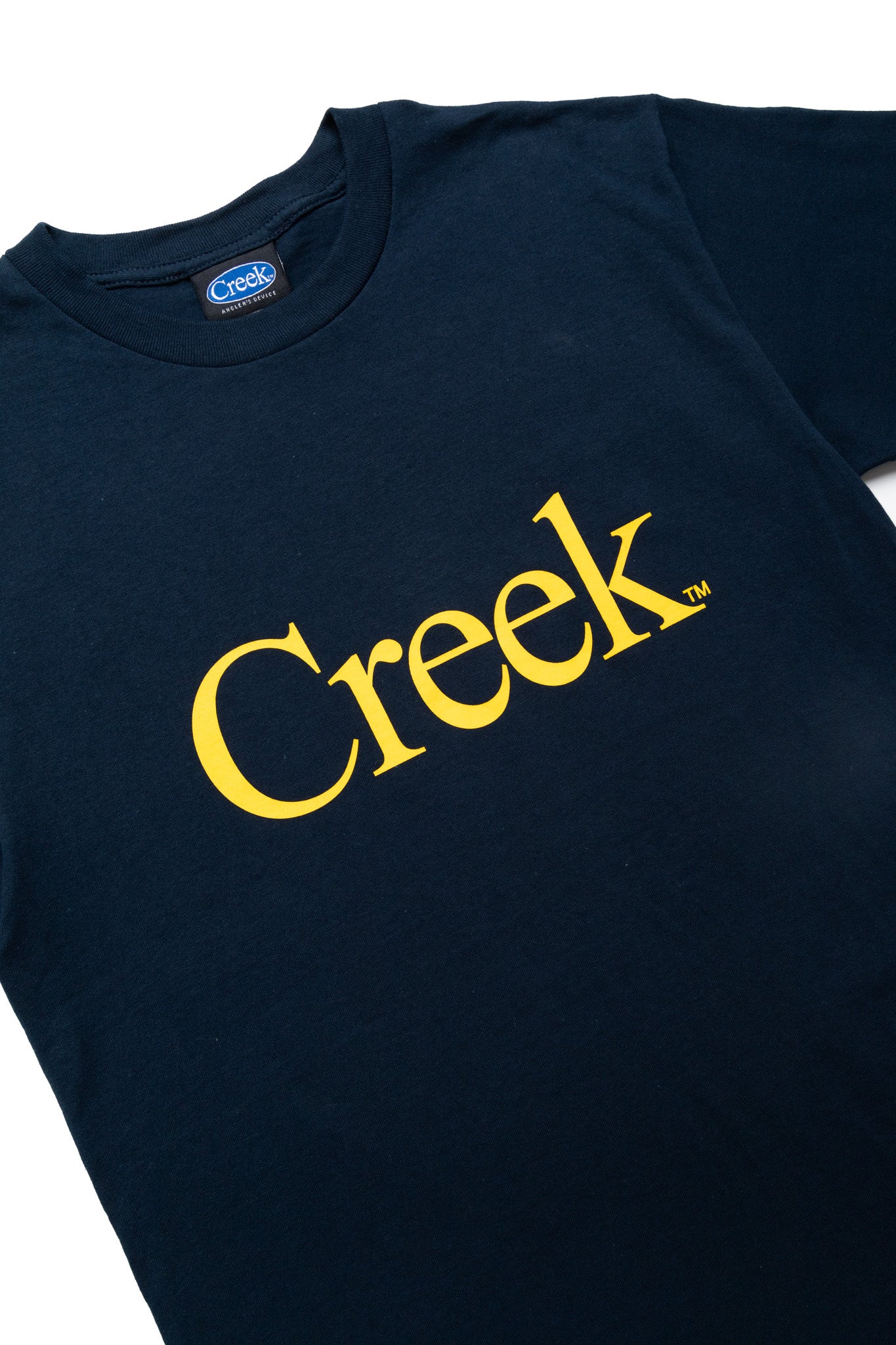 Creek Angler's Device Tee For Single Double x Blue in Green - Navy