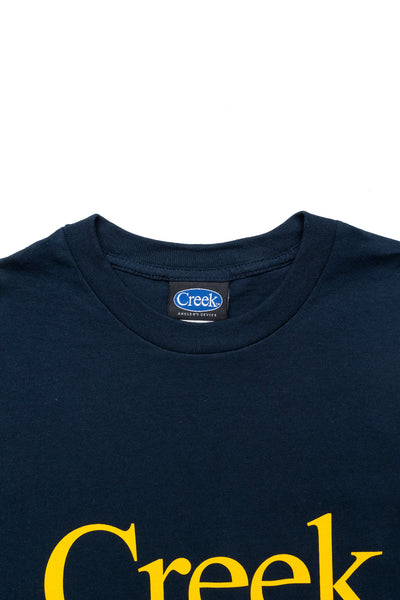 Creek Angler's Device Tee For Single Double x Blue in Green - Navy