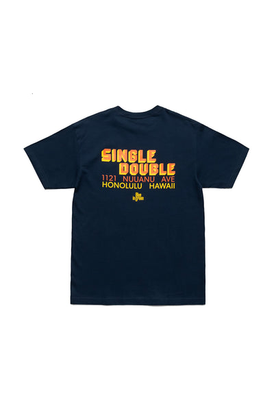 Creek Angler's Device Tee For Single Double x Blue in Green - Navy