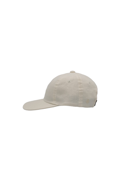 6 Panel Herringbone Cap - Ivory