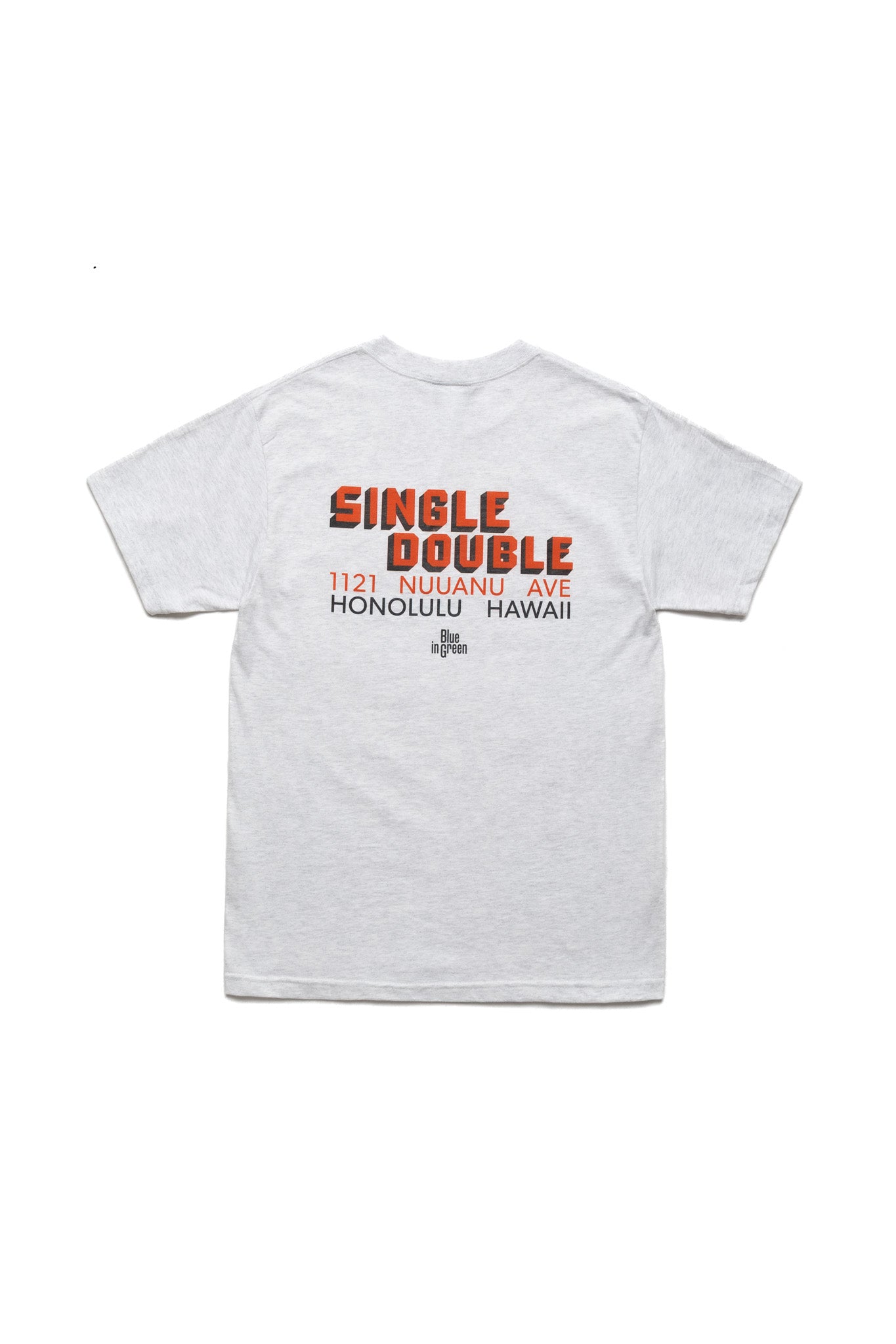 Creek Angler's Device Tee For Single Double x Blue in Green - Heather Grey